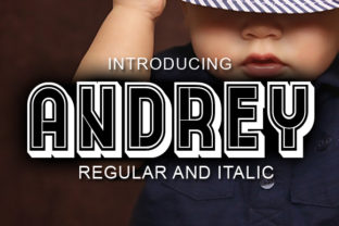 Andrey: A Bold Display Font for Makers
