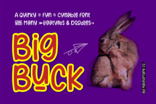 BigBuck Font Review: A Quirky Display Typeface for Bold Brands