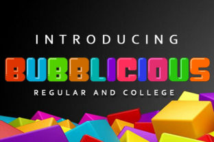 Bubblicious: A Playful Display Font for Brands