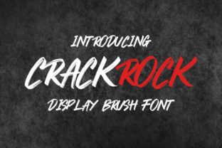 Crackrock: A Bold Brush Font for Standout Branding