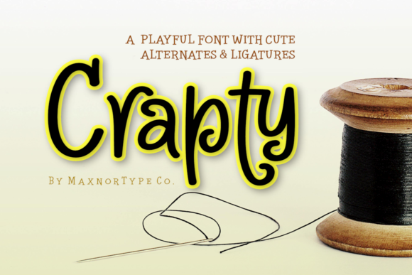 Crapty: The Display Font That Refreshes Brand Identity