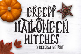 Creepy Halloween Witches: A Spooky Display Font for Designers