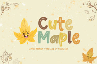 Cute Maple: A Whimsical Display Typeface for Editors