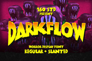 Darkflow: A Horror Display Font for Bold Campaigns