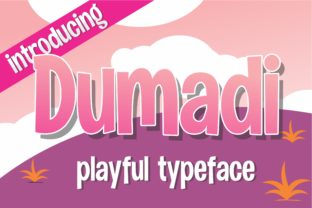 Dumadi Font: A Playful Display Typeface for Brands