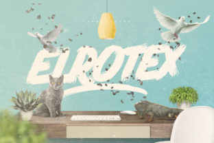 Elrotex: A Bold Display Font for Makers