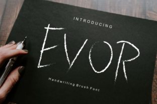 Evor: A Rough-Edged Display Font for Editorial Charm