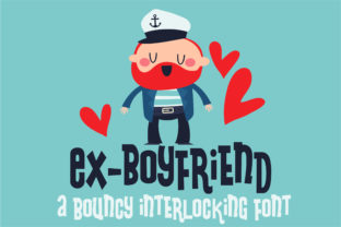 Ex-Boyfriend: A Playful Display Font for Modern Editors