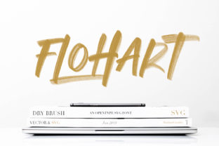Flohart: A Casual Display Font for Modern Editorial Design