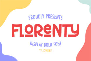 Florenty: A Playful Display Font for Crafters
