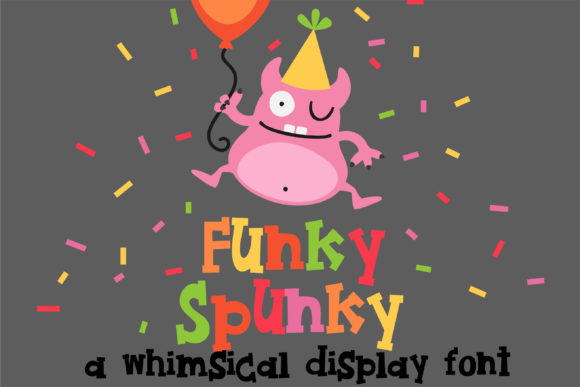 Funky Spunky: A Whimsical Display Font for Web Design