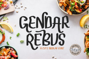Gendar Rebus: A Quirky Display Font for Makers