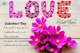 Heart Peace Font: Elevate Campaign Visuals