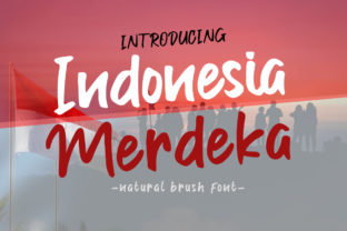 Indonesia Merdeka: A Friendly Brush Font for Bold Branding