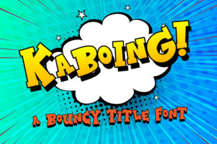Kaboing Font: A Playful Display Typeface for Bold Brands
