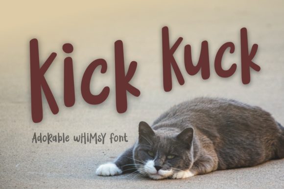 Kick Kuck: A Playful Display Font for Bold Brands
