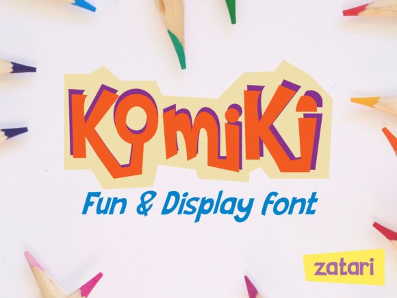 Komiki: A Playful Display Font for Branding