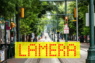 Lamera: A Digital Display Font for Clear Campaigns