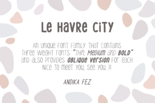 Le Havre City: A Playful Display Font for Editorial Design