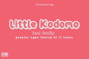 Little Kodomo Playful Typeface for Marketers
