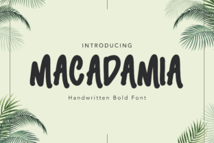 Macadamia: A Sweet Display Font for Web Design