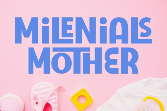 Milenials Mother: A Timeless Display Font for Modern Editors