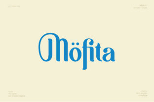 Möfita: A Vintage Display Font for Editorial Design