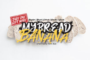 MyBread Banana Duo: A Whimsical Display Font for Editorial Design