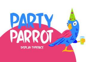 Party Parrot: A Whimsical Display Font for Bold Brands