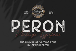 Peron: A Modern Display Font for Bold Branding