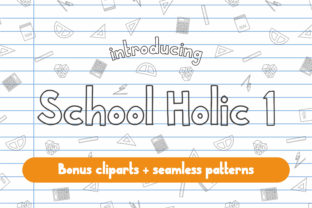 School Holic 1: A Playful Display Font for Makers