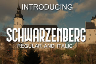 Schwarzenberg: A Gothic Display Font for Crafters