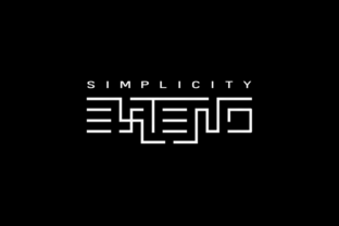 Simplicity Extend: A Modern Display Font for Web