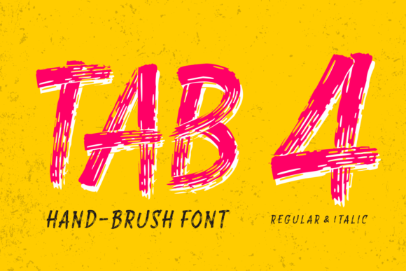 Tab 4: A Bold Display Typeface for Editorial Impact