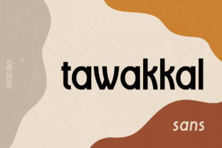 Tawakkal Sans: A Light & Elegant Display Font for Web