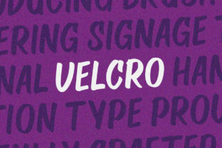 Velcro Font: A Playful Typeface for Brand Identity