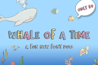 Whale of a Time: A Playful Display Font for Brands